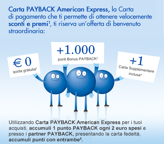Carta PAYBACK American Express.