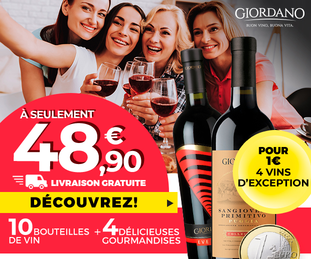 Giordano Vini a soli 39,90 euro